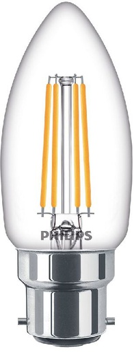 [PHI347281] CorePro LEDCandle Filament 4.3-40W B22 2700K Claire 347281 Philips