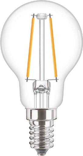 [PHI347748] CorePro LEDLuster Filament 2-25W E14 2700K Claire 347748 Philips