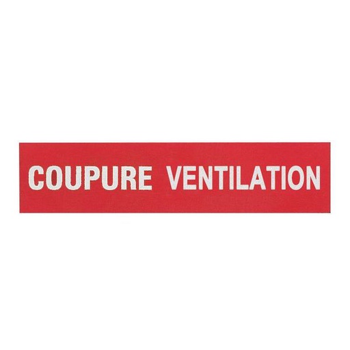 [LEG038030] Lot De 3 Etiquettes Coupure Ventilation Pour Coffret 125 legrand 038030