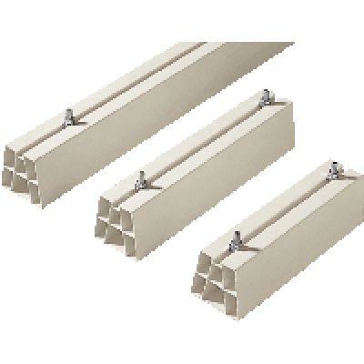 PVC floor support h 80 mm lg 450 mmx2pcs - SUPS8045X2