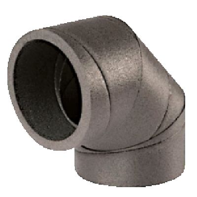 Insulated PE elbow 90° ø125 - COUPE90125