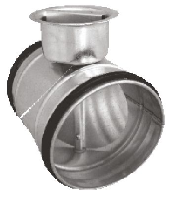 Motorizable damper with joint DN315 - RMGJ315