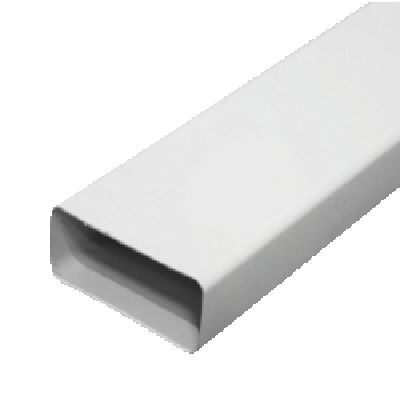 Conducto PVC rígido rectangular 55x110 largo 3m - 8423828081273