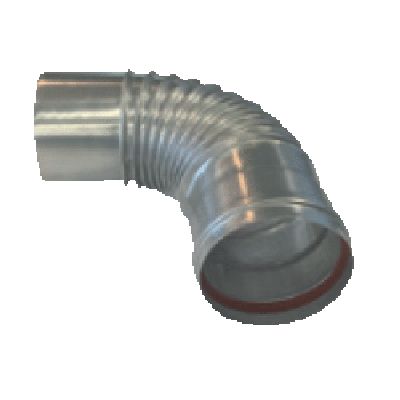 90° pipe elbow ø 80mm for AGHSPC - CAGHS90080