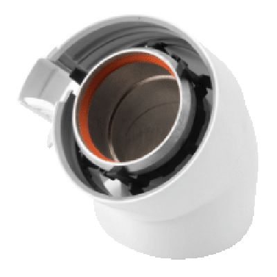 45° suction elbow for AGHC - CVAGHC45