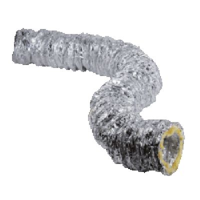 [AX-CASLV2512510] Insulated flexible aluminum cond M0/M1 ø125 lg 10m LV 25mm - CASLV2512510